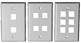 RJ45 wall plate