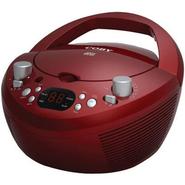 Portable CD Player with AM/FM Stereo Tuner - Red