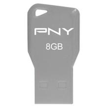 8GB Key Attach? USB Flash Drive - Grey