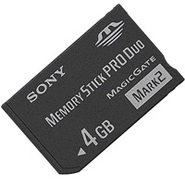 4GB 10p Memory Stick Pro Duo Mark 2  w/o Adapter 