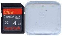 4GB 9p SDHC Secure Digital Class 4 15MB/s 100x Cl