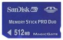 512MB 10p Memory Stick Pro Duo w/o Adapter Bulk, 
