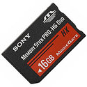 16GB Sony Memory Stick Pro HG-Duo HX MS-HX16B 50M