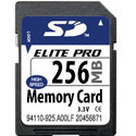 256MB 9P SD Secure Digital Card Blank Bulk In Tra