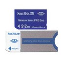 512MB 10p Memory Stick Pro Duo with Adapter Bulk,
