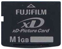 1GB 18p xD Picture Card Type M Bulk, Fujifilm, BW