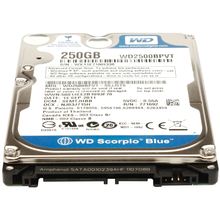 250GB SATAII 5400RPM 2.5in x 9.5mm 15p 3.0Gb/s HD