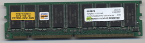 64MB 168p PC100 CL3 9c 8x8 ECC SDRAM DIMM, Hyunda