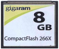 8GB 50p CompactFlash Card 40/19 MBs 266x [SMI+ORI