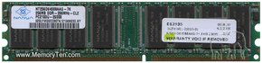 256MB 184p PC2100 CL2 8c 32x8 DDR DIMM-RFB Malays
