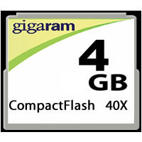 4GB 50p CF CompactFlash Card 60x, BRC