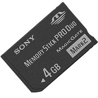 4GB 10p Memory Stick Pro Duo Mark 2 w/o Adapter B