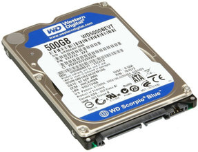 500GB SATAII 5400RPM 2.5in x 9.5mm 15p 3.0Gb/s HD