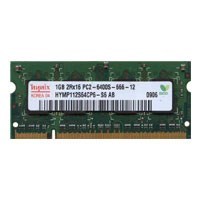 1GB 200p PC2-6400 CL6 8c 64x16 DDR2-800 2Rx16 1.8