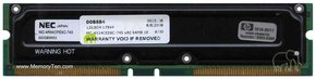 64MB 184p PC700-45 4d nonECC RDRAM RIMM T003, NEC