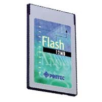 12MB PCMCIA Linear Series 200 Flash Card MEM1600-