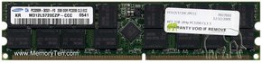2GB 184p PC3200 CL3 36c 128x4 DDR400 2Rx4 2.5V EC