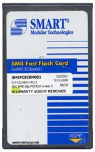 8MB 68p PCMCIA Linear Series 200 Flash Card, Smar