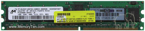 1GB 184p PC3200 CL3 18c 128x4 Registered ECC DDR 