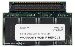 64MB 140p 60ns 4c 8x16 EDO Module, Viking, ATP