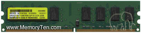 2GB 240p PC2-6400 CL6 16c 128x8 DDR2-800 2Rx8 1.8