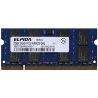 2GB 200p PC2-6400 CL6 16c 128x8 DDR2-800 2Rx8 1.8