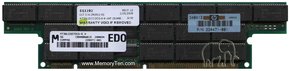 256MB 168p 60ns 36c 16x4 4K Buffered ECC EDO DIMM