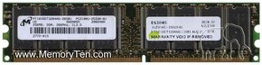 256MB 184p PC2100 CL2.5 16c 16x8 DDR DIMM-RFB, Mi