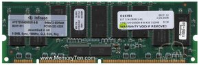 512MB 168p PC100 CL2 18c 64x4 SDRAM 2Rx4 3.3V ECC