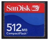 512MB 50p CF CompactFlash Card Standard Speed  Re