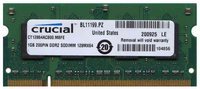 1GB 200p PC2-6400 CL6 8c 64x16 DDR2-800 2Rx16 1.8