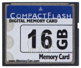 16GB 50p CF w/ CompactFlash 16GB label CompactFla