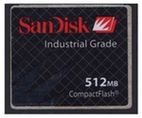512MB 50P CF CompactFlash Card Industrial Grade B