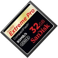 32GB 50p CF CompactFlash Card Sandisk Extreme Pro