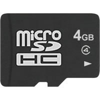 4GB 8p Transflash MSDHC Class 4 Micro Secure Digi