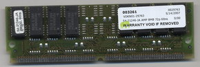 8MB 72p 60ns 16c 1x4 EDO SIMM, DEC, AMP, 54-21246