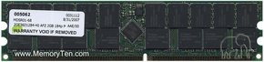 2GB 184p PC3200 CL3 36c 128x4 DDR400 2Rx4 2.5V EC