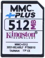 512MB 13p MMC MultiMedia Plus Card Bulk, Kingston