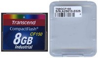 8GB 50p CF CompactFlash Card 150x Clam, Transcend