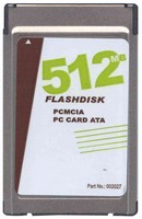 512MB 68p PCMCIA ATA Flash Card w/o Logo Bulk, Me