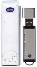 512MB USB 2.0 FlashDrive 22/6 MB/s Rectangular w/