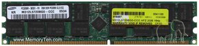 2GB 184p PC3200 CL3 36c 128x4 DDR400 2Rx4 2.5V EC