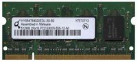 512MB 200p PC2-5300 CL5 8c 32x16 DDR2-667 2Rx16 1