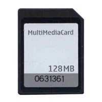 128MB 7p MMC MultiMedia Card with Label 14x/8x Bu