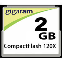 2GB 50p CF CompactFlash Card 140x, BRH