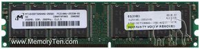 256MB 184p PC2100 CL2.5 16c 16x8 DDR DIMM-RFB Sin