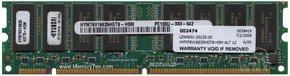 128MB 168p PC133 CL3 16c 8x8 SDRAM DIMM T018, Hyu