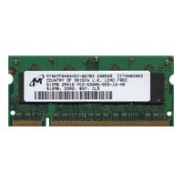 512MB 200p PC2-5300 CL5 8c 32x16 DDR2-667 SODIMM 