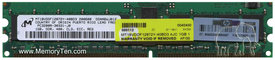 1GB 184p PC3200 CL3 18c 128x4 Registered ECC DDR 