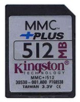 512MB 13p MMC MultiMedia Plus Card Bulk, Kingston